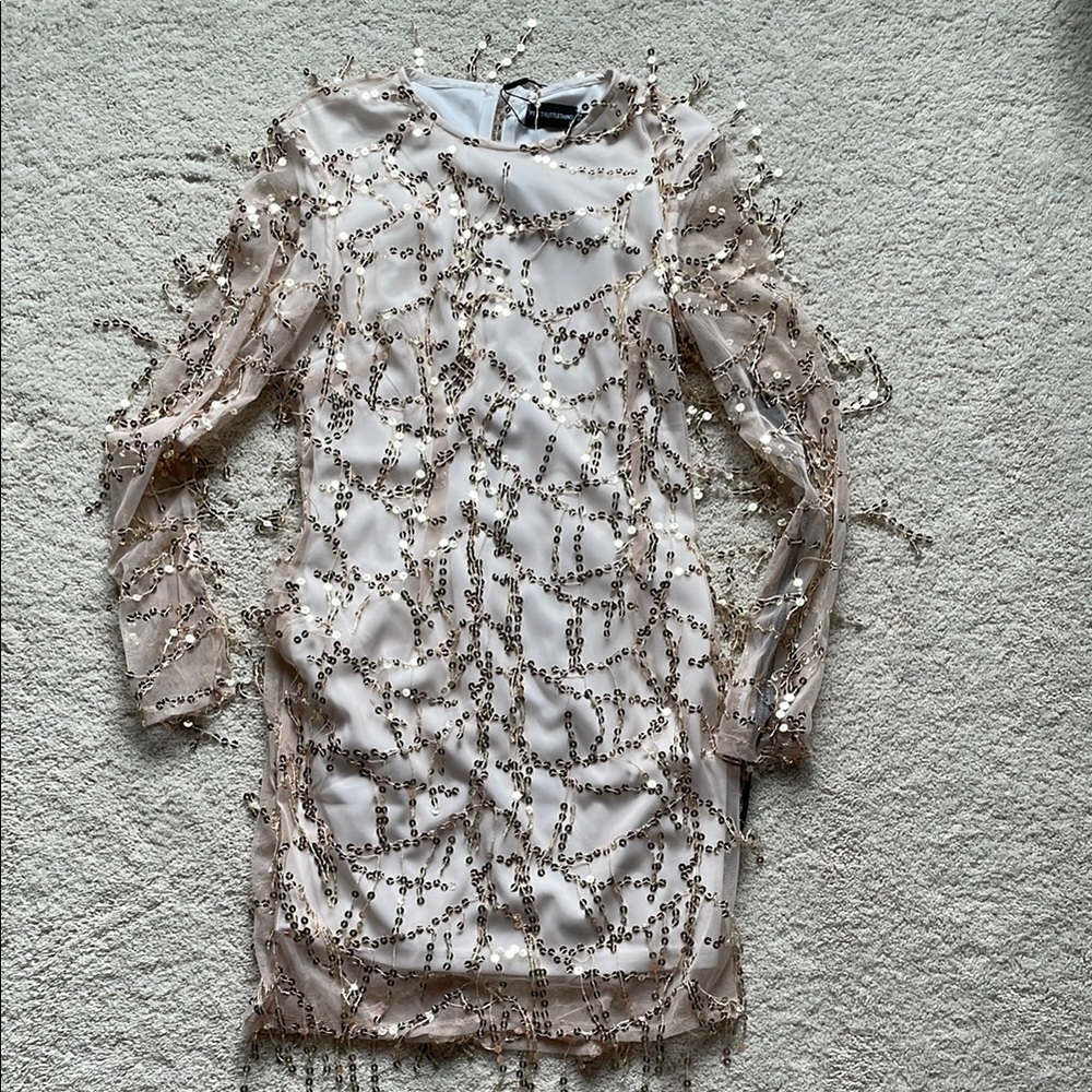Elegant Sequin Embellished Dress